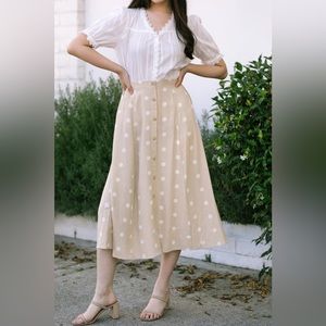 NWT blu pepper Midi Skirt